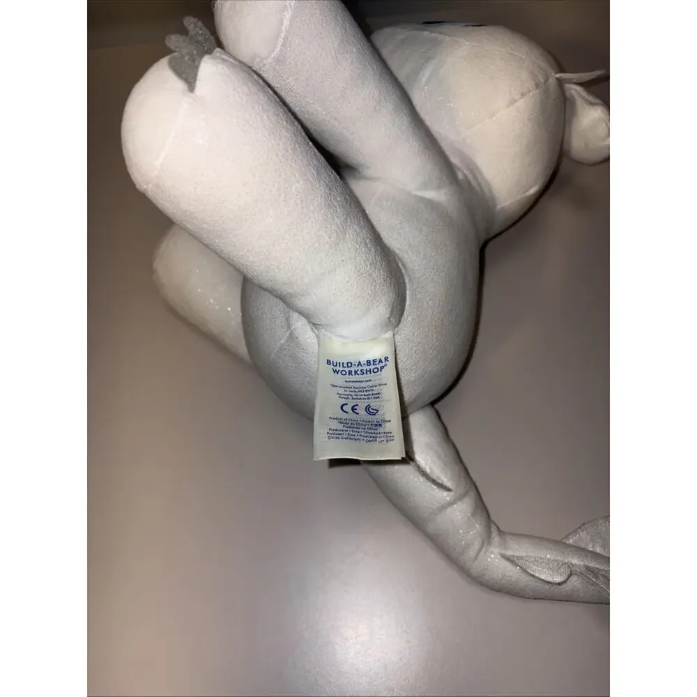 Build a Bear How to Train Your Dragon White Light Fury Plush Doll Toy LightFury